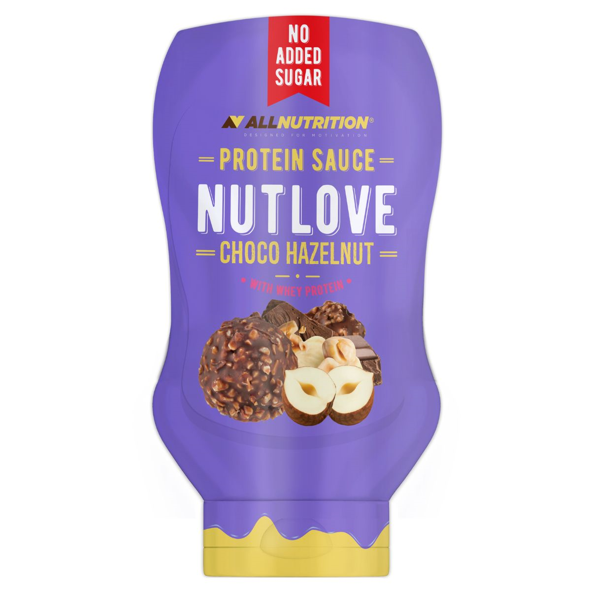 NUTLOVE PROTEIN šokoladinis padažas su lazdyno riešutais