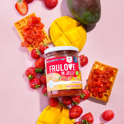 FRULOVE mango ir braškių uogienė (500G)