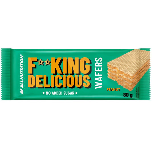 FITKING DELICIOUS vafliai su žemės riešutų kremu