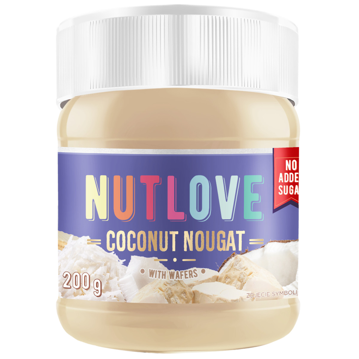 NUTLOVE kokosų ir nugos kremas 200g