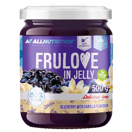 FRULOVE mėlynių ir vanilės uogienė 500G