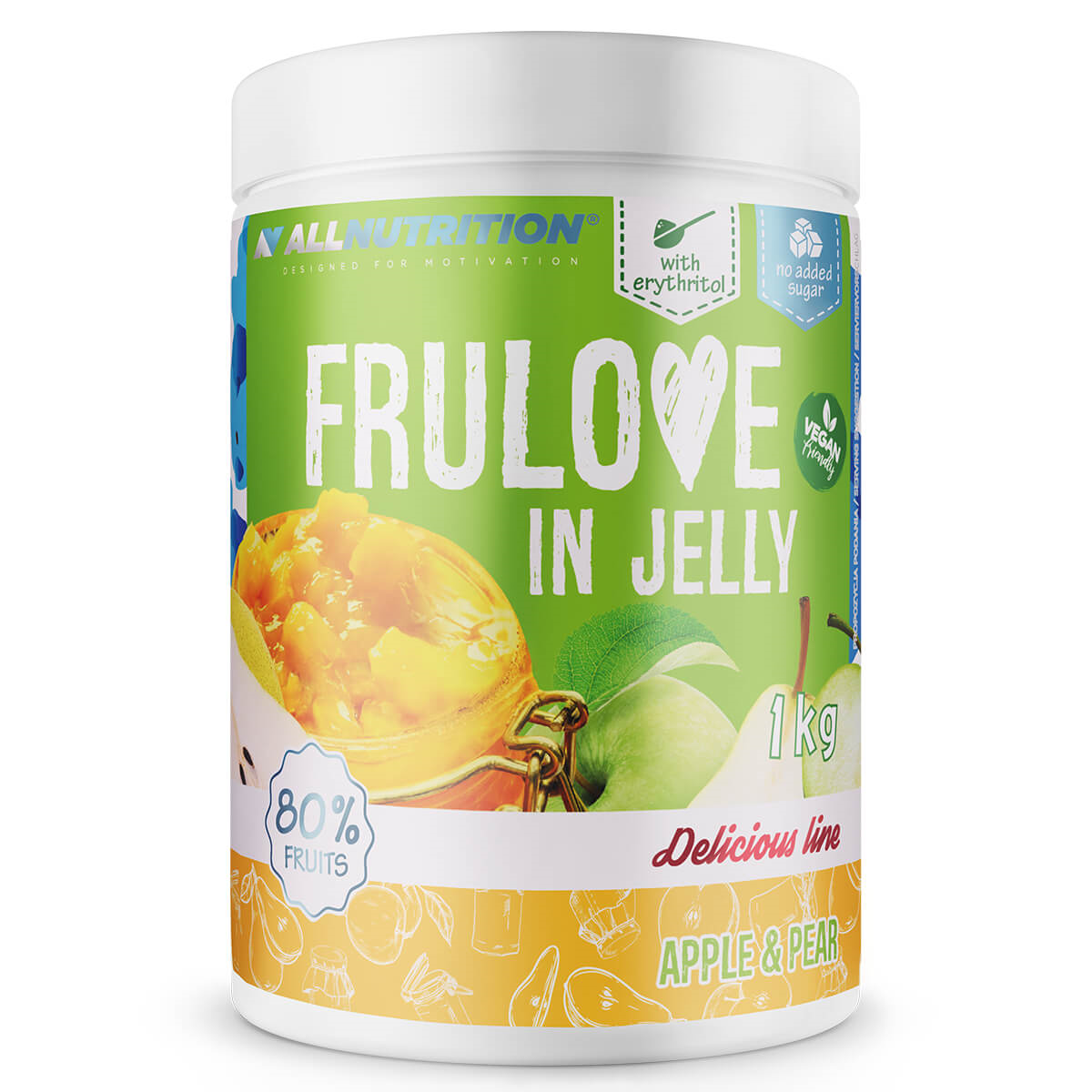 FRULOVE obuolių ir kriaušių uogienė (1000G)