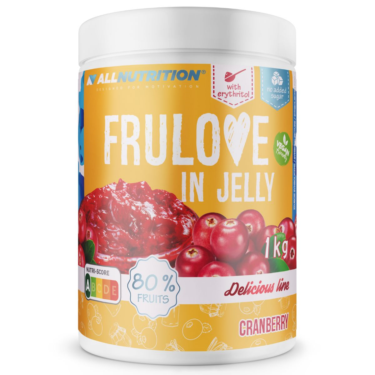 FRULOVE spanguolių uogienė (1000G)